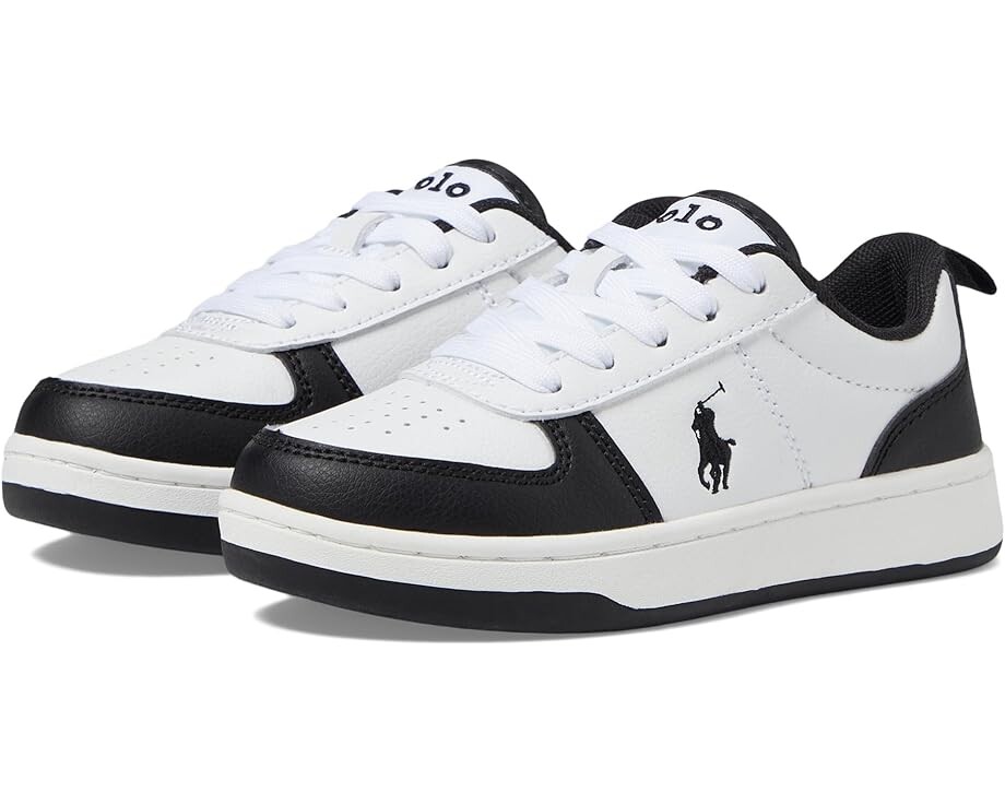 

Кроссовки Polo Ralph Lauren Kids Polo Court II, черный/белый
