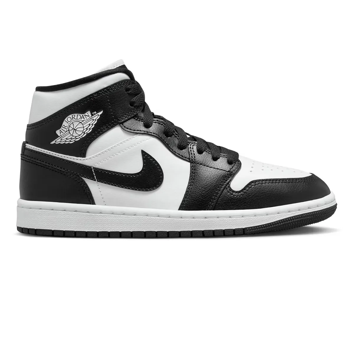 Женские баскетбольные кроссовки Air Jordan 1 Mid Jordan, черный/белый