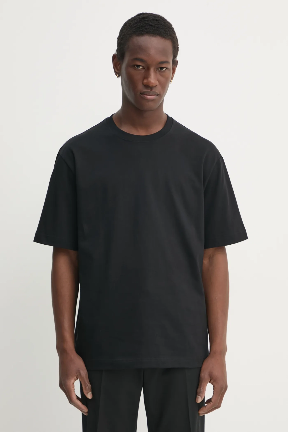 

Хлопковая футболка Filippa K, черный
