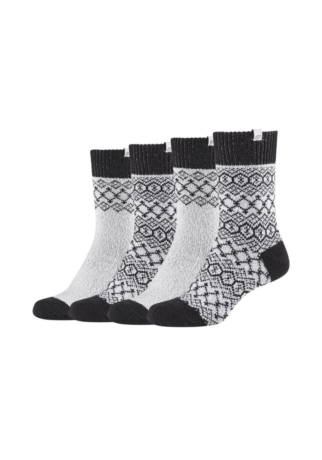 

Носки Skechers 4 шт warm & cozy, цвет fog mouline