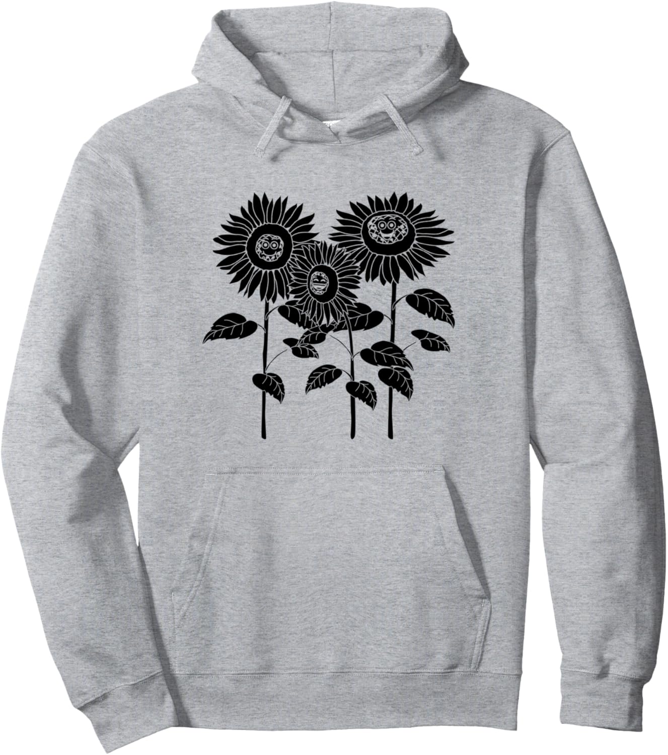 

Худи с изображением подсолнуха в садоводческом стиле Hobby Gardener Landscaping Landscaper, серый
