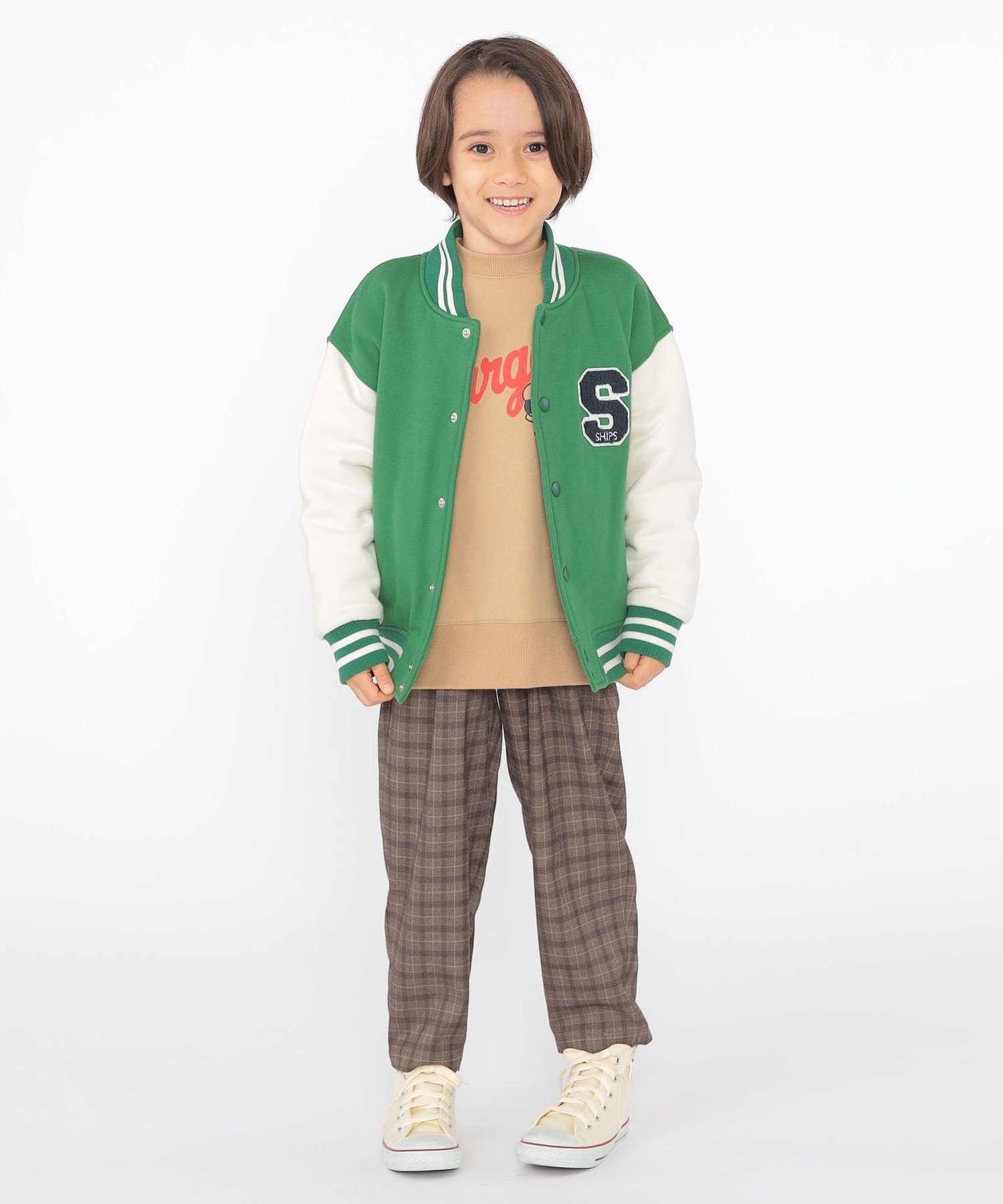 Детская куртка SHIPS: 100–130 см / Stadium Jacket SHIPS KIDS, Green — фото 3