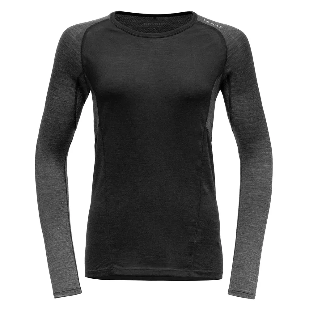 

Лонгслив DEVOLD OF NORWAY Running Merino 130, черный