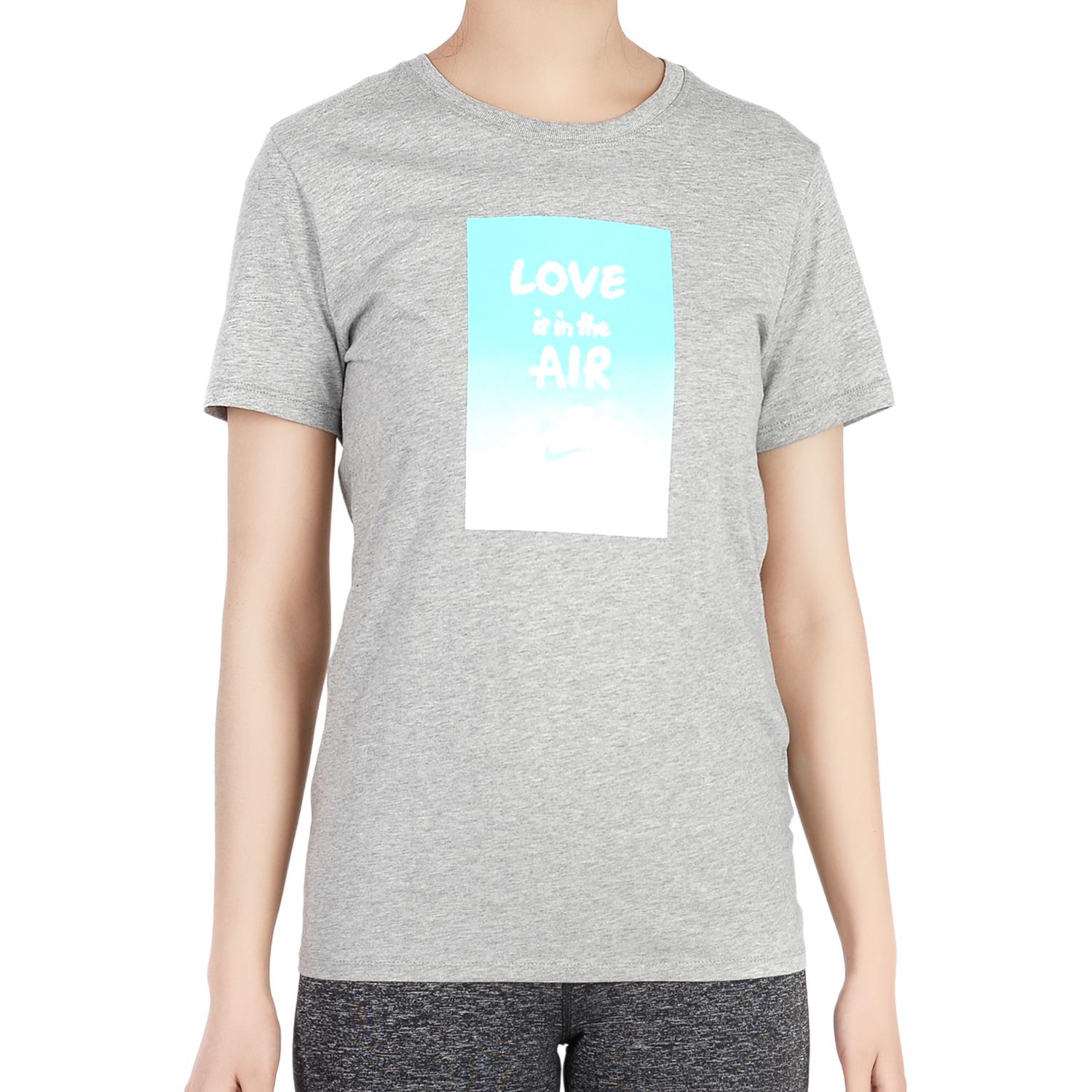 

Футболка женская серая Nike, серый