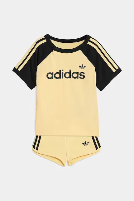 Комплект хлопковый Adidas Originals, желтый