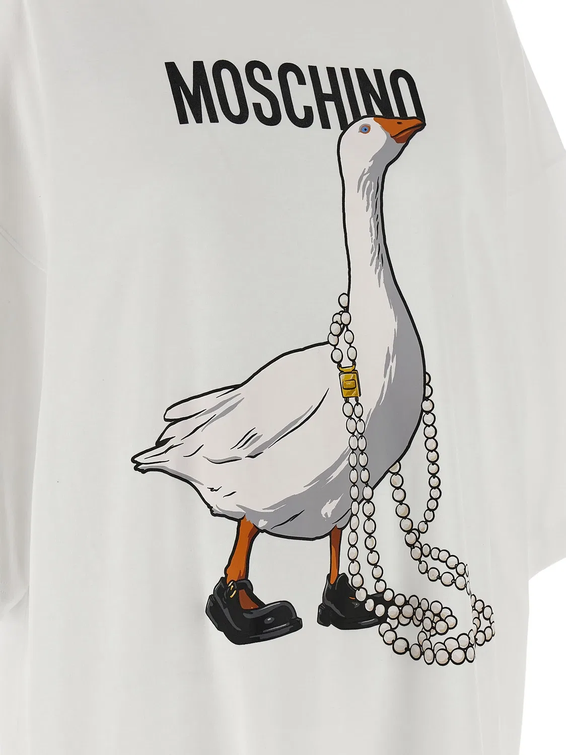Платье «Гусь» Moschino, белый — фото 4
