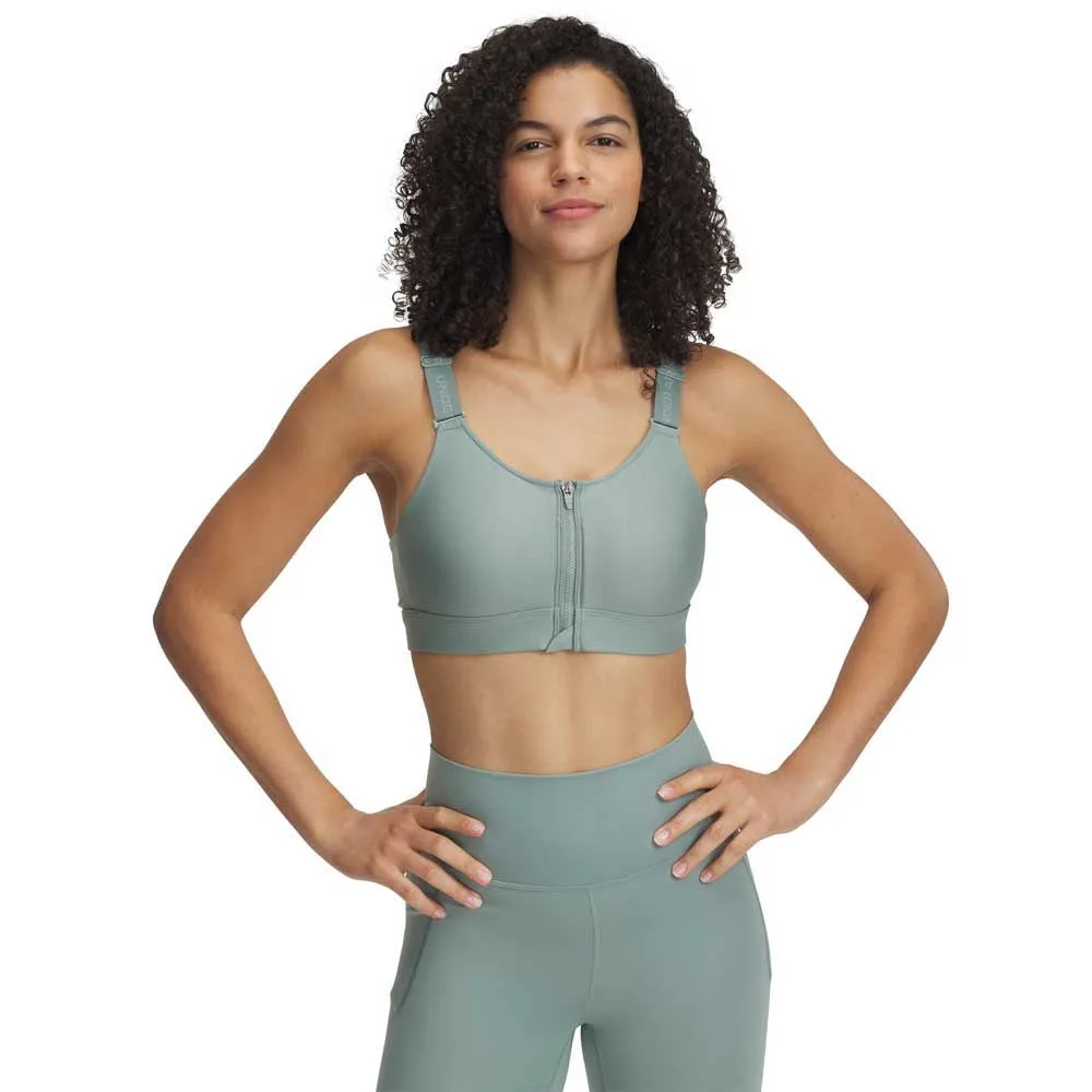 

Спортивный топ Under Armour Infinity Zip 2.0 high support, зеленый