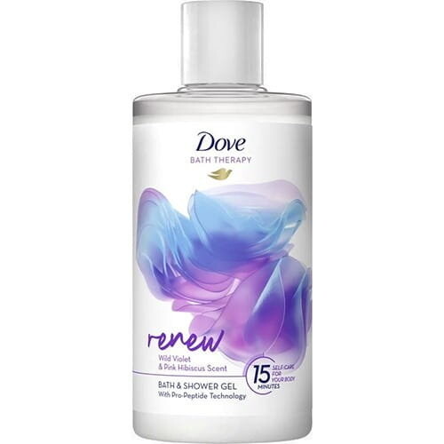 

Очищающая жидкость, 400 мл Dove, Bad & Duschgel Violet & Hibiscus