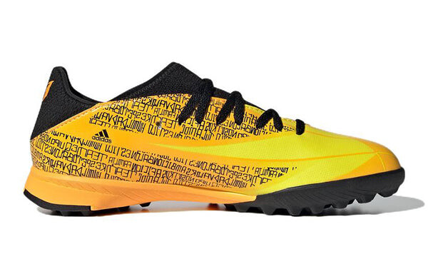 Кроссовки x speedflow.3 tf 'solar gold bright yellow' Adidas, черный — фото 2
