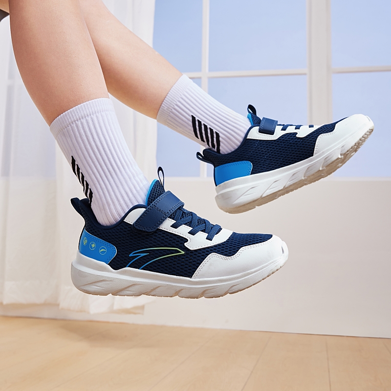 Детские кроссовки для бега Unisex Antakids, цвет глубокий океан синий/белый Anta/подводный синий — фото 2