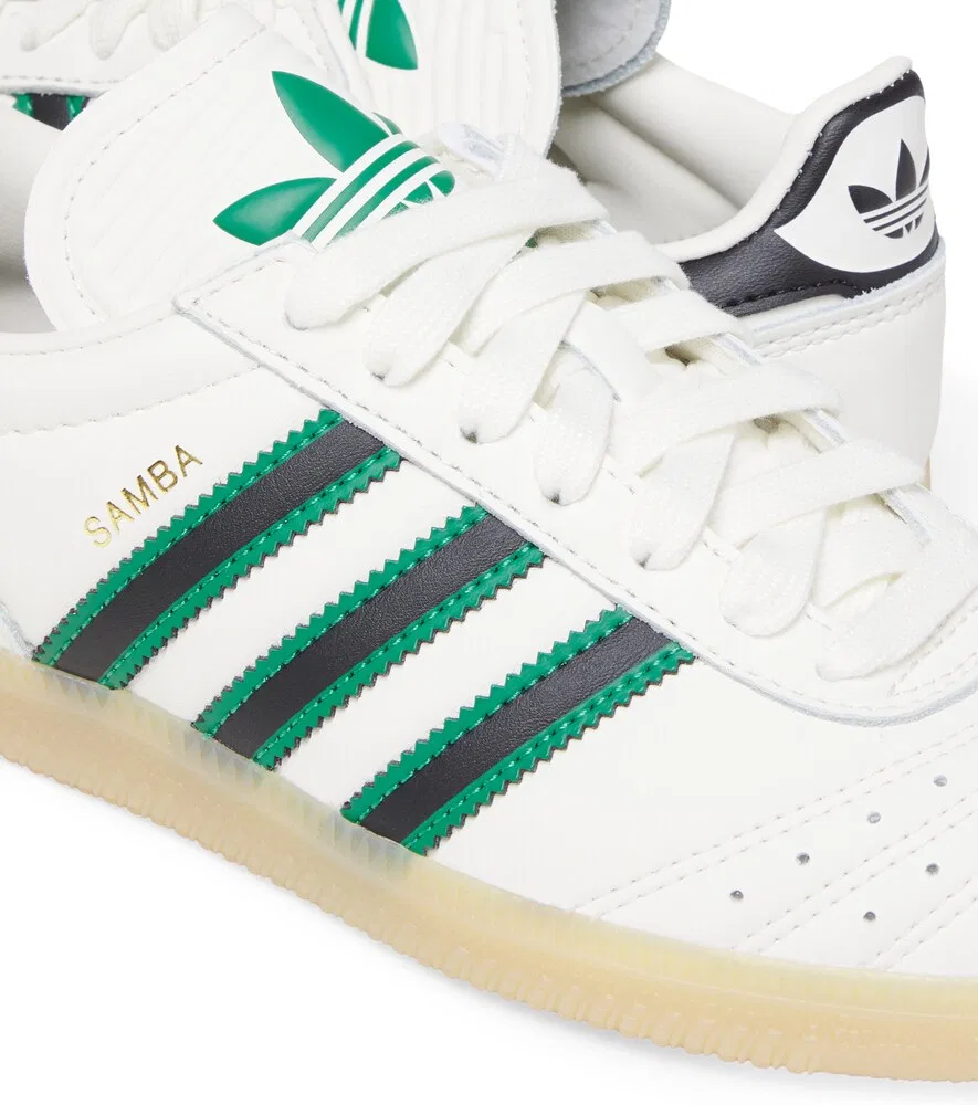Кожаные кроссовки Samba Adidas Originals Kids, белый — фото 4