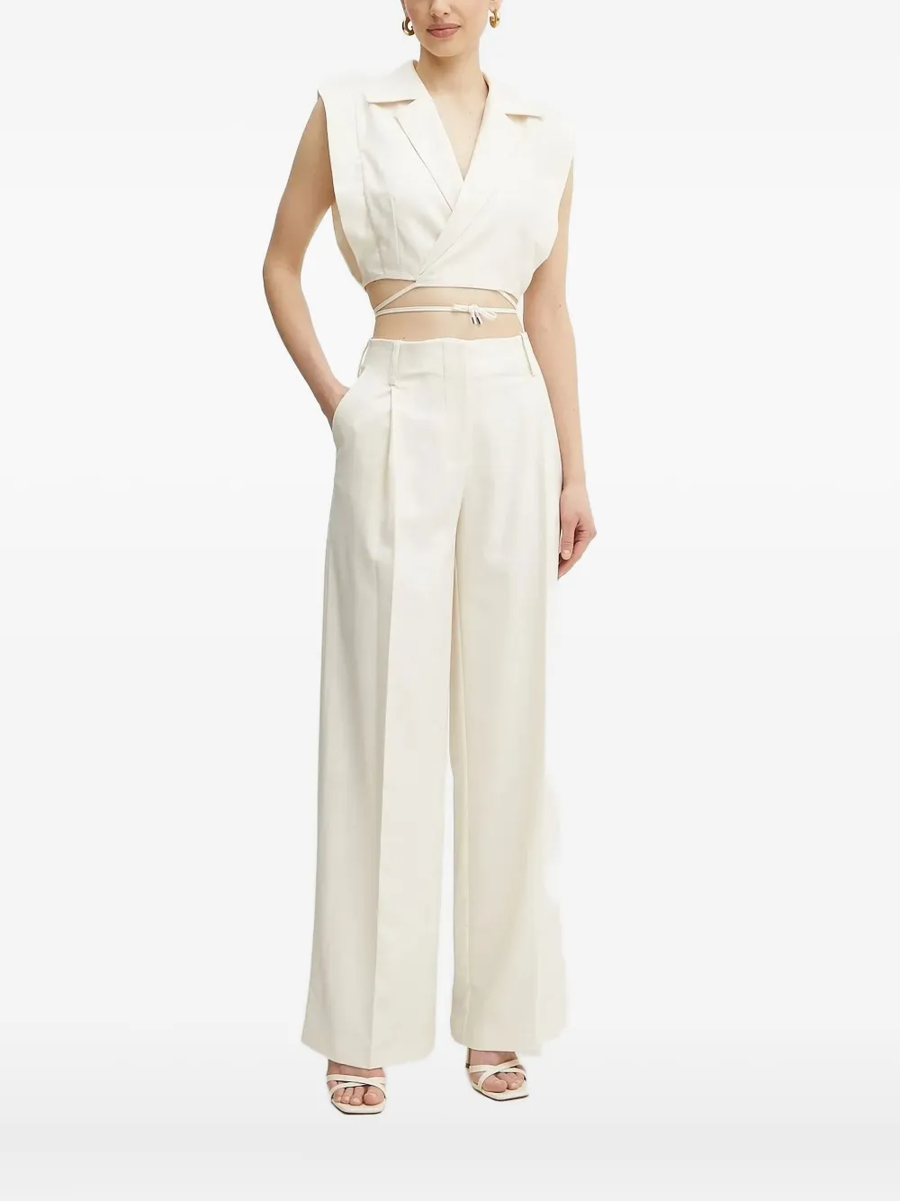 

Топ с завязками Simona Corsellini, белый