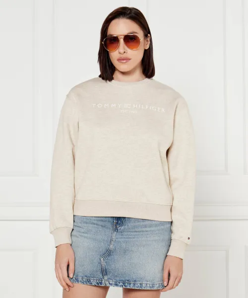 

Толстовка с логотипом на теле Regular fit Tommy Hilfiger, белый