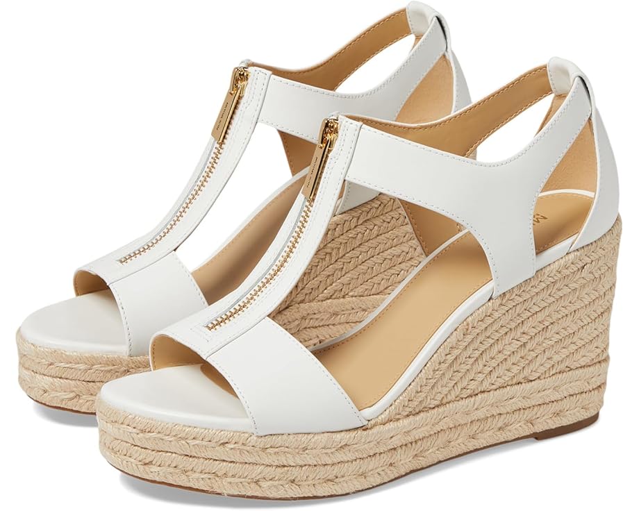 

Туфли MICHAEL Michael Kors Berkley Mid Wedge, цвет Optic White 1