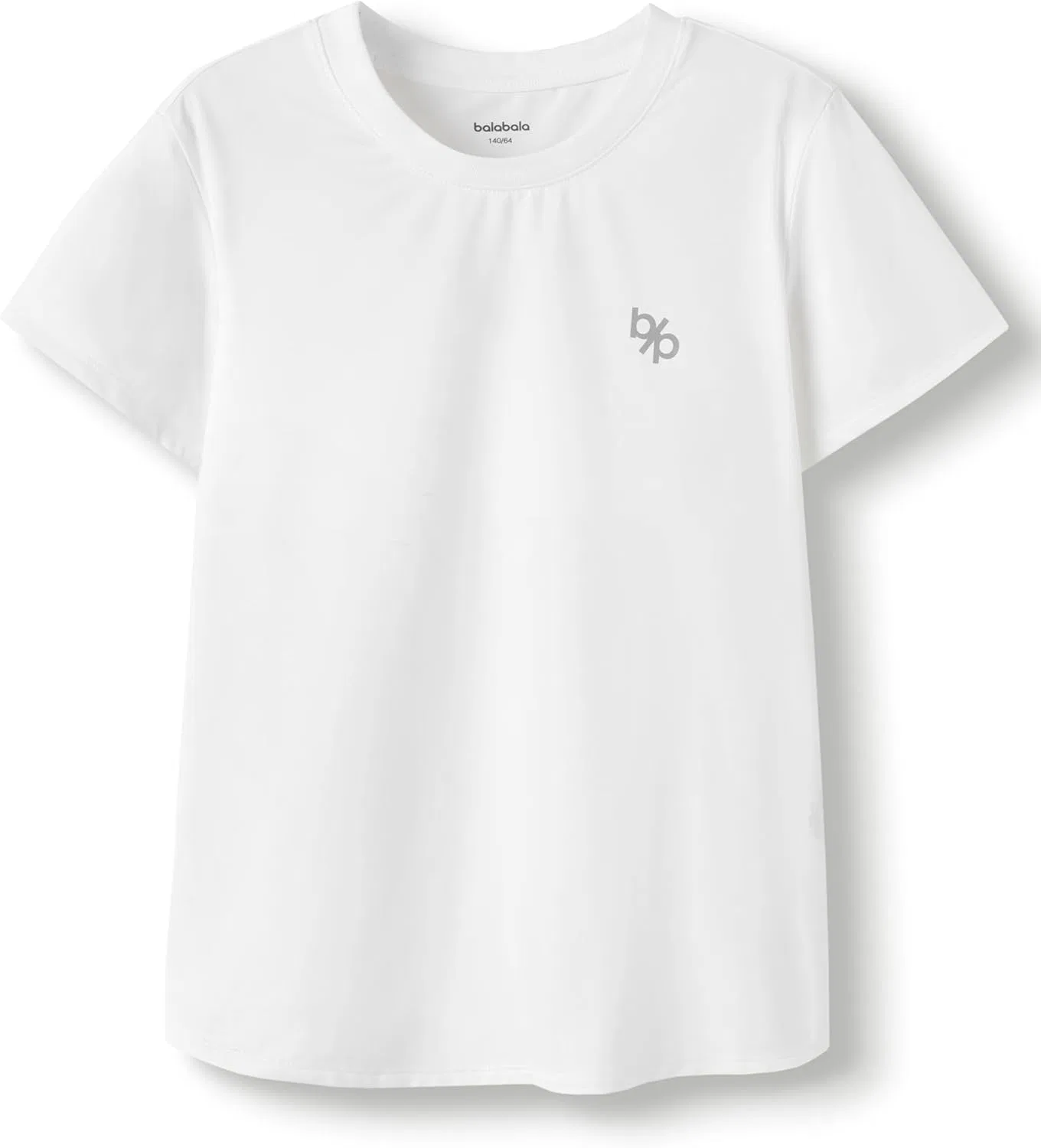 Футболка для мальчиков, быстросохнущая, Balabala, Solid White