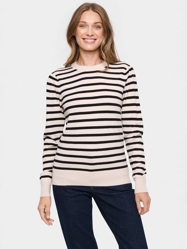 

Джемпер в полоску от fikam Saint Tropez, цвет Cream/Black