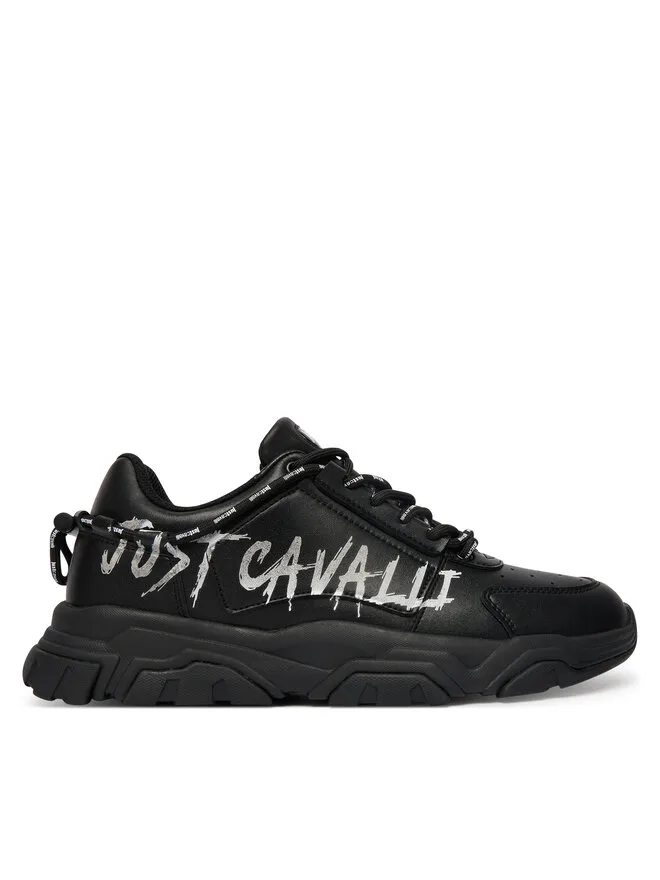 Just Cavalli Кроссовки 80QA3SH1 ZPC21 черные