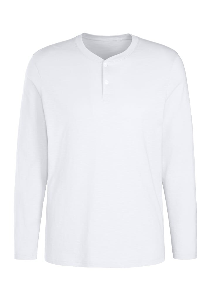 

Футболка HIS Henleyshirt, белый