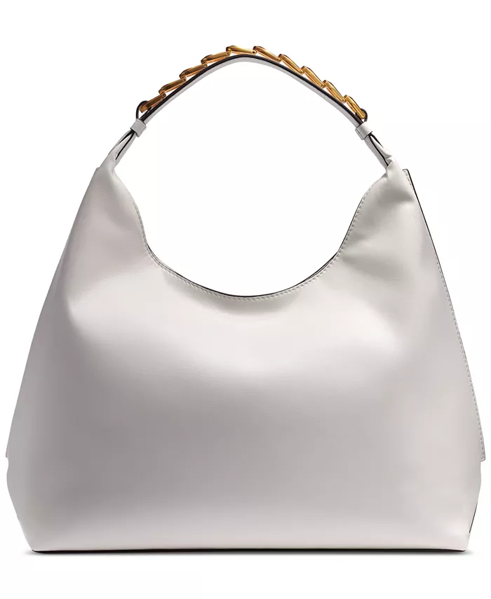 

Ремешок Bellmore Small через плечо с безелем Donna Karan New York, белый