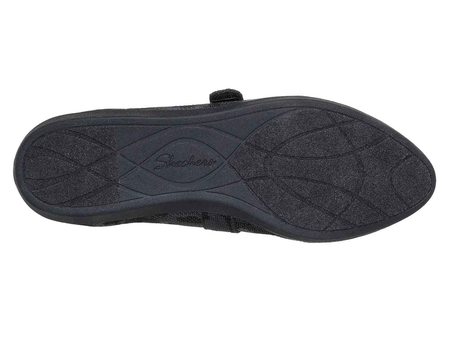 Балетки Skechers Cleo Walk Runway Hit Mary Jane Flat, Black/Grey Camo Print — фото 4