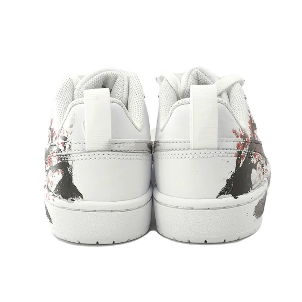 Court Borough Low 2 Low top Skateboard Shoes Kids' Nike, Trudging through Snow to Seek Plum Blossom — фото 4