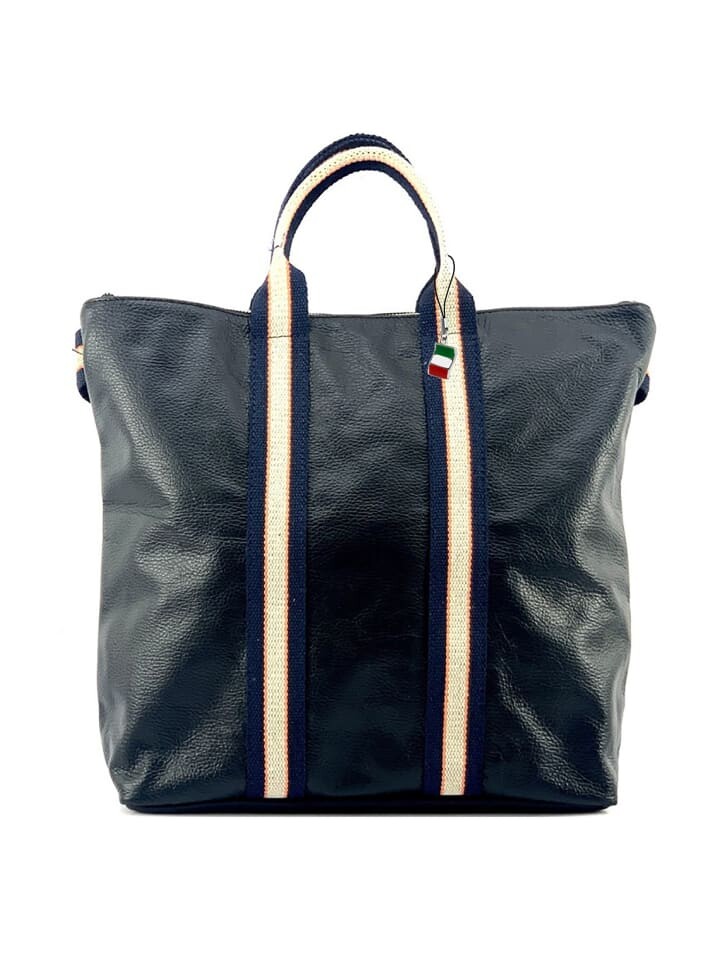 

Рюкзак Florence Cityrucksack Leder, Canvas schwarz, blau, beige ca. 43cm