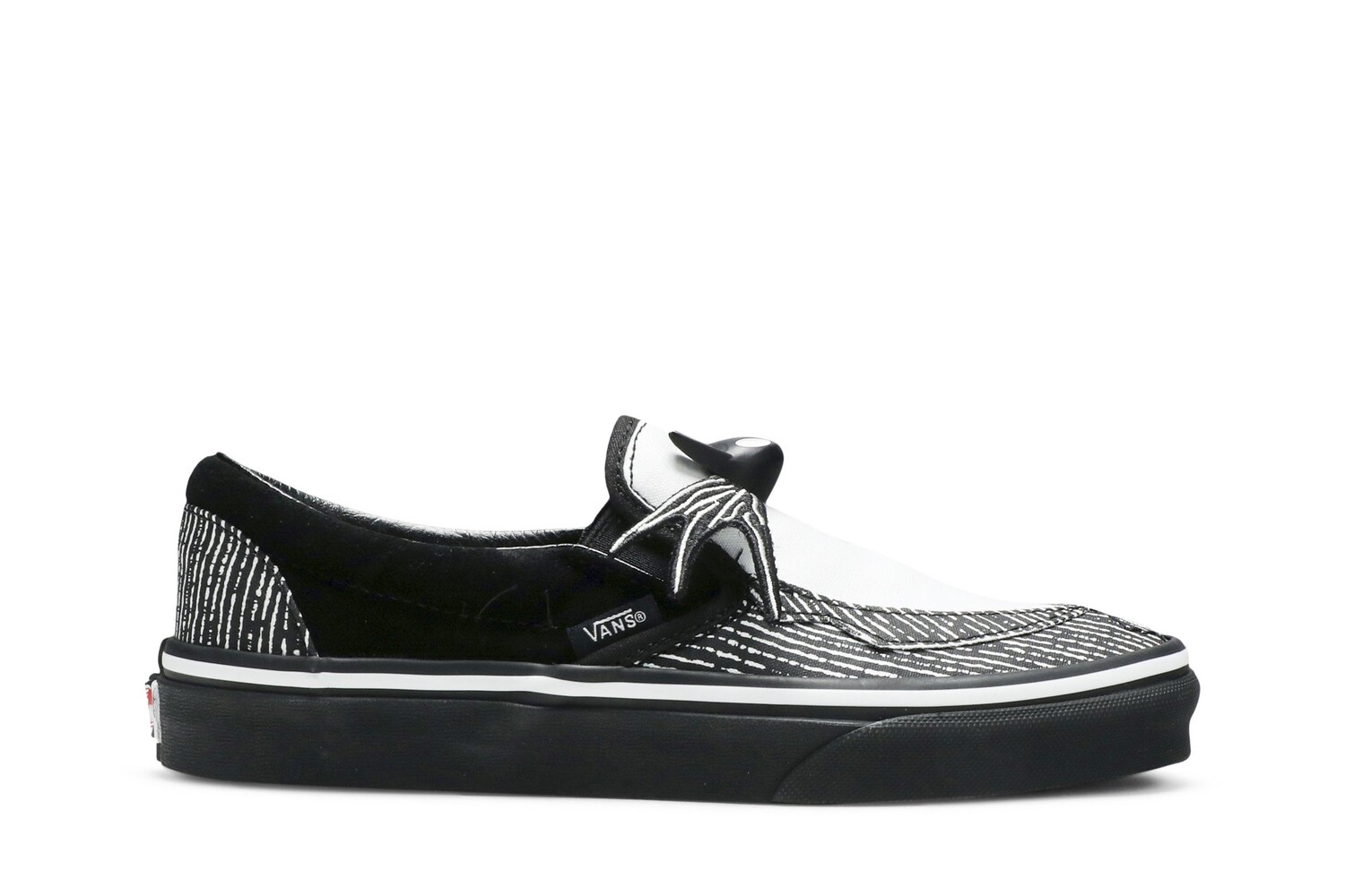 Кошмар перед Рождеством x Классические слипоны Vans, черный