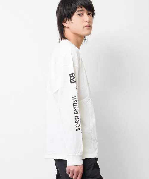Детская футболка с принтом KANGOL KIDS Off-white — фото 4