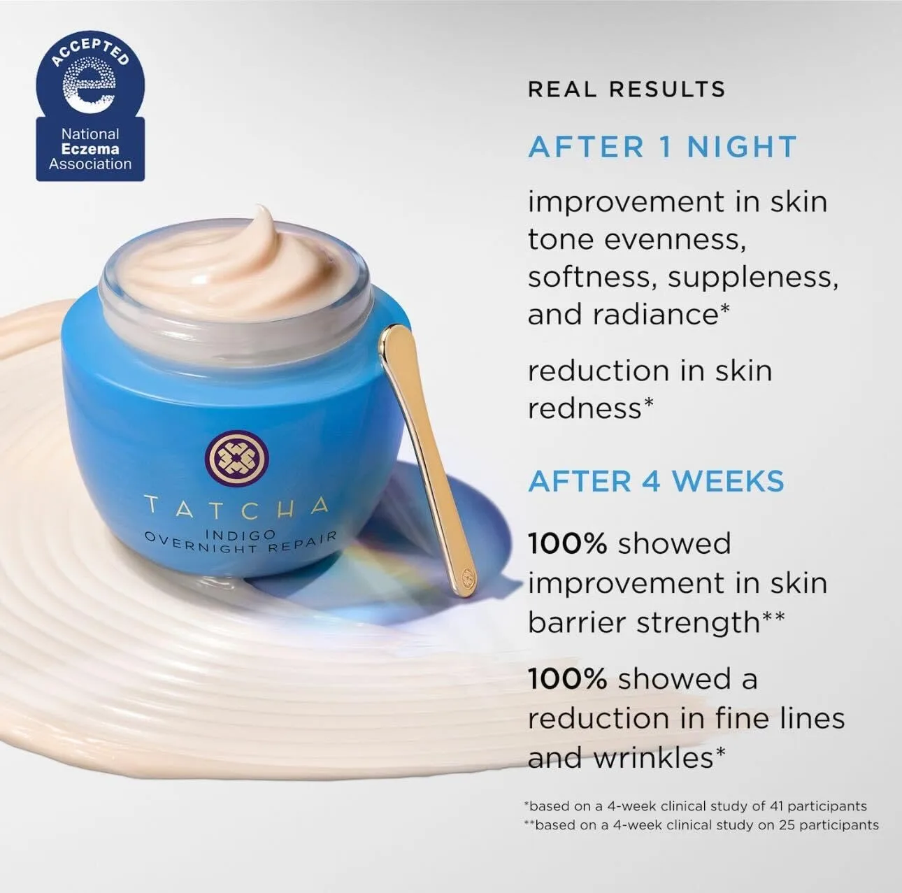 Сыворотка Tatcha — Indigo Overnight Repair | и для лица, ночной без отдушек, | , red, 50 мл — фото 2