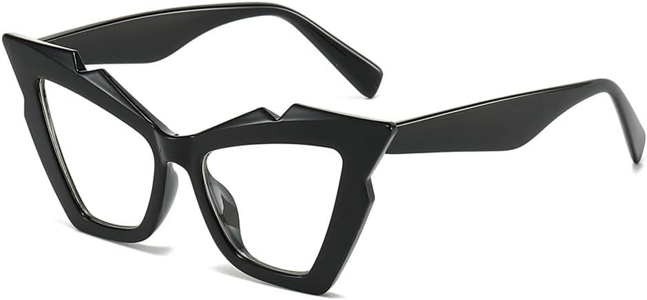 

Винтажные солнцезащитные очки «кошачий глаз» для женщин. Модные, стильные, роскошные, в стиле хип-хоп, для активного отдыха и путешествий. Солнцезащитные очки с защитой от УФ-излучения UV400 TKKTLLT, Black Clear