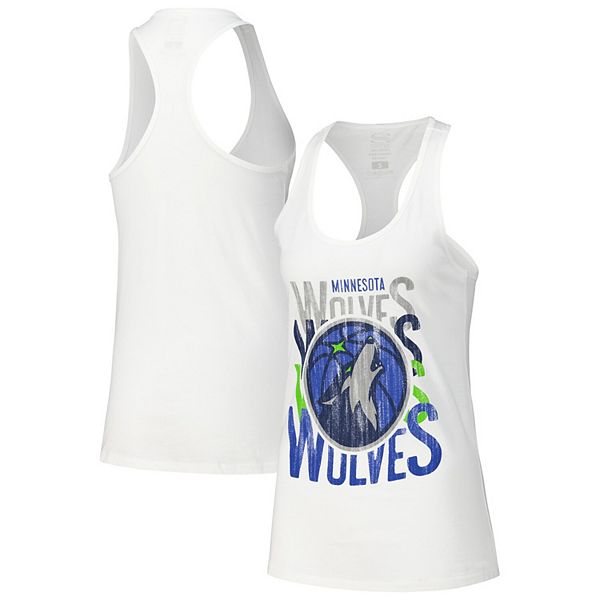 

Женская белая футболка Minnesota Timberwolves Dedication Stadium Essentials, Белый, Женская белая футболка Minnesota Timberwolves Dedication Stadium Essentials