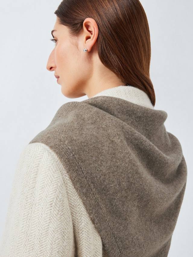 

Шерстяной шарф-бандана с добавлением других материалов John Lewis, Pigeon