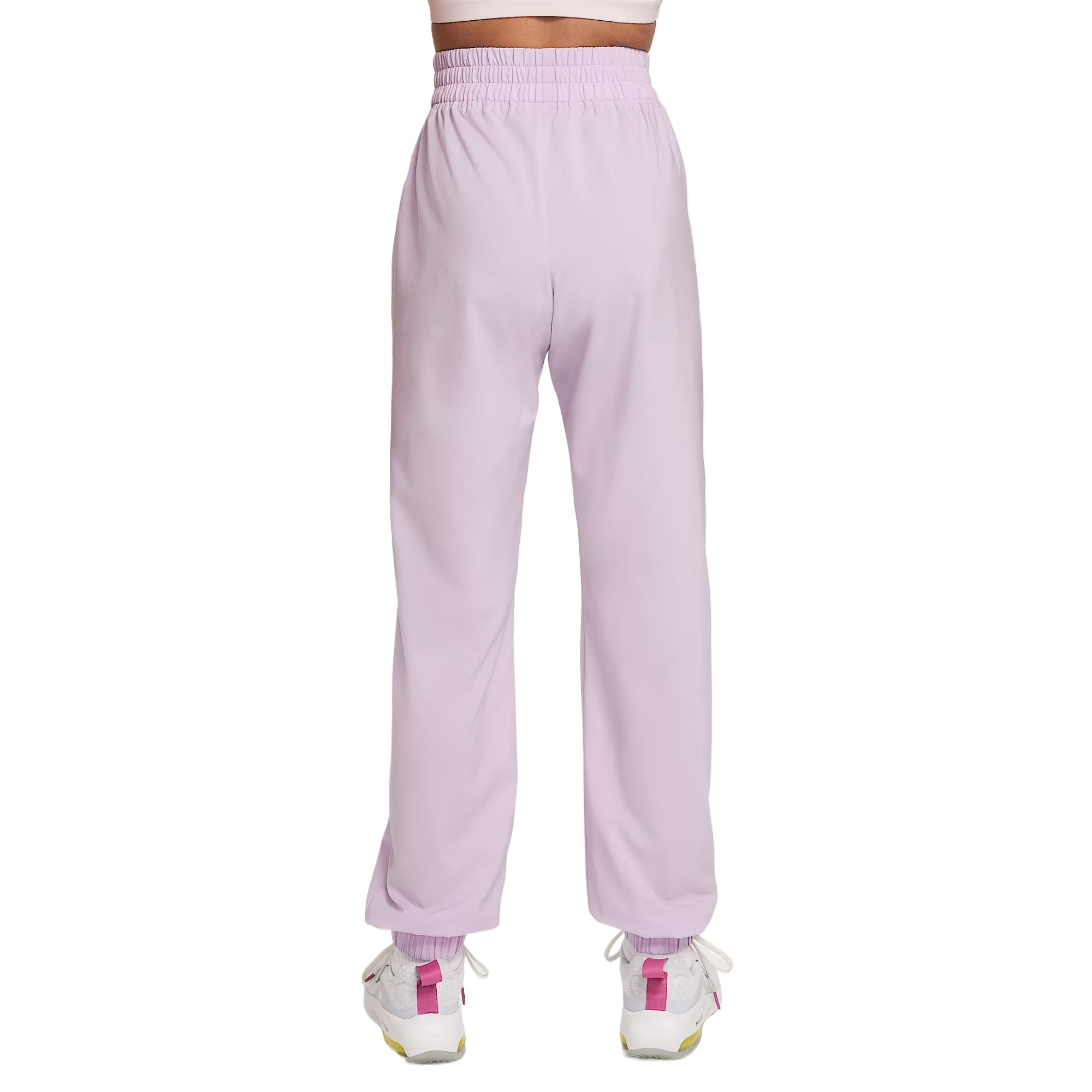 Nike Детские быстросохнущие штаны dri fit moderate розовый/белый — фото 3