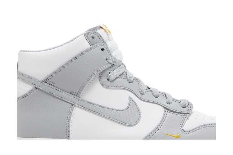 Кроссовки Nike Dunk High Next Nature GS, Wolf Grey Marigold — фото 2