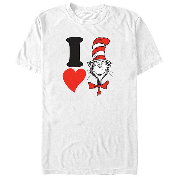 

Футболка Big & Tall Dr Seuss I Heart The Cat in the Hat Licensed Character