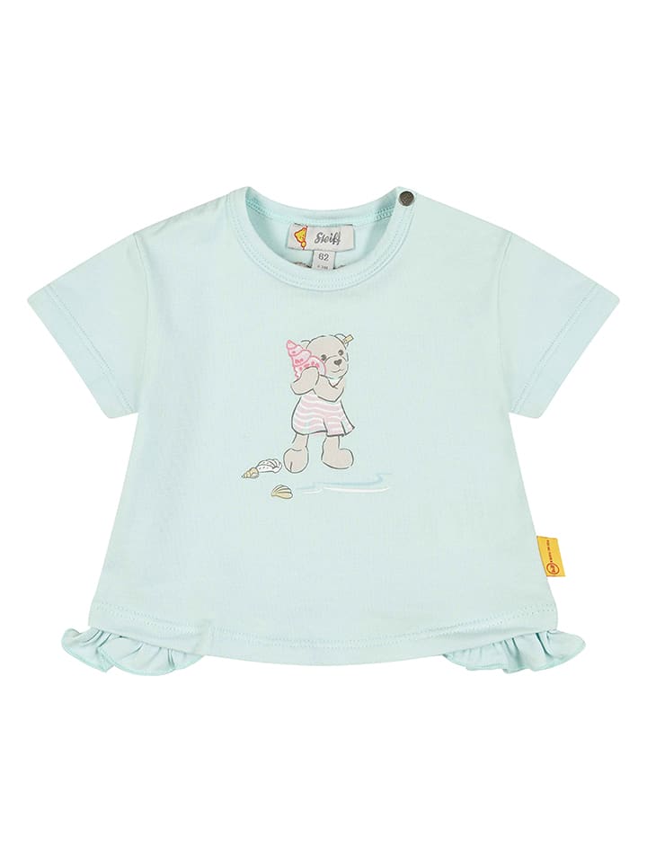 

Футболка Steiff, светло-синий