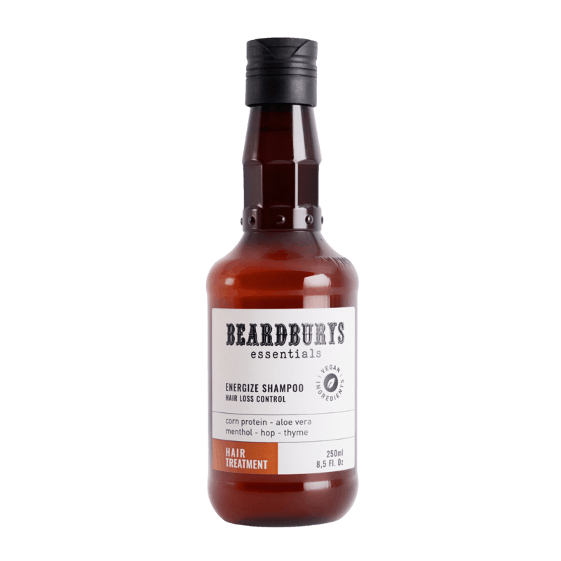 

Шампунь против выпадения волос energize shampoo hair loss control Beardburys Essentials, 250 мл