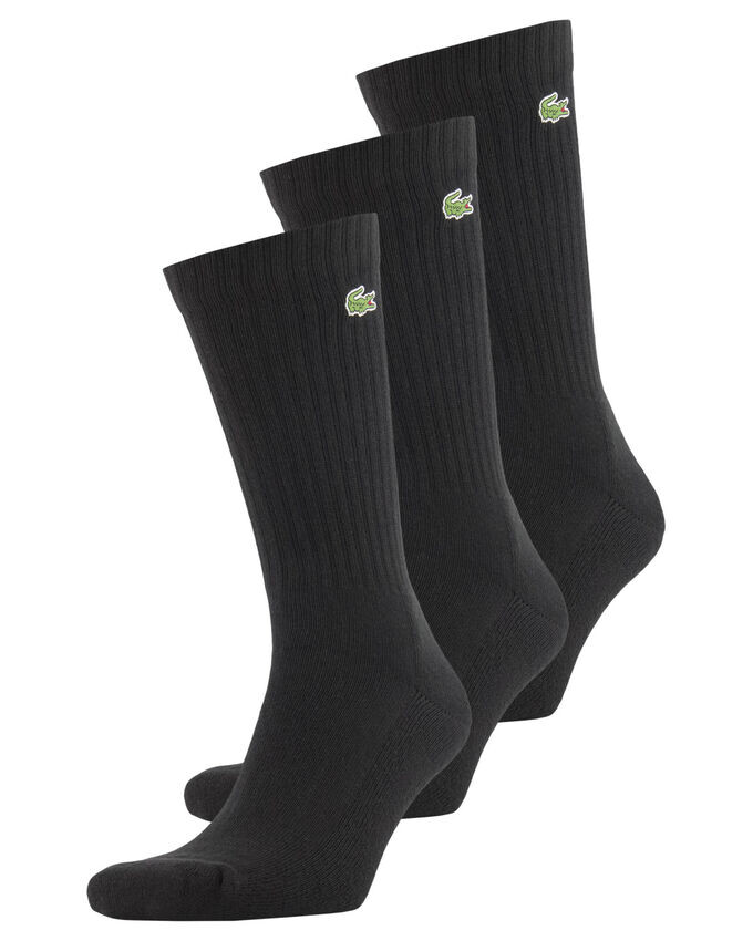 Теннисные носки, 3 шт Lacoste Sport, черный