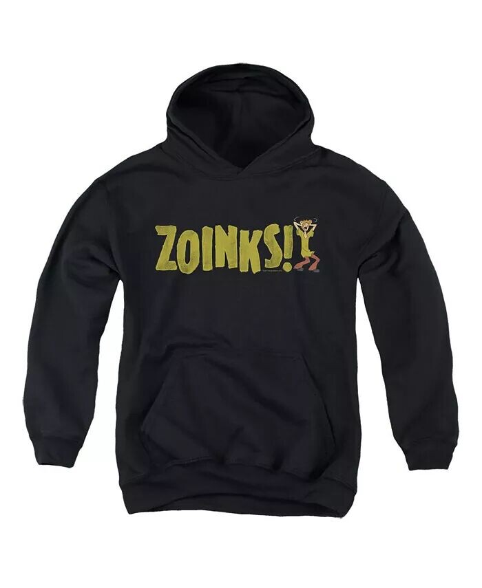 

Толстовка с капюшоном Zoinks для мальчиков и подростков Scooby Doo, черный