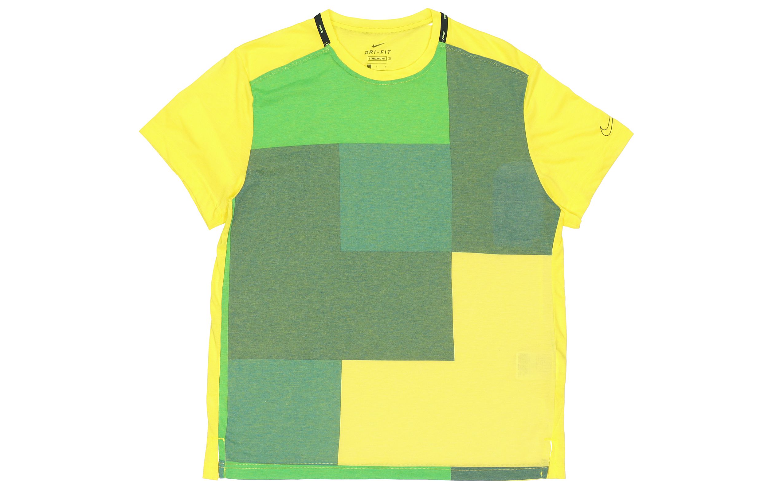 

Футболка мужская желто-зеленая Nike