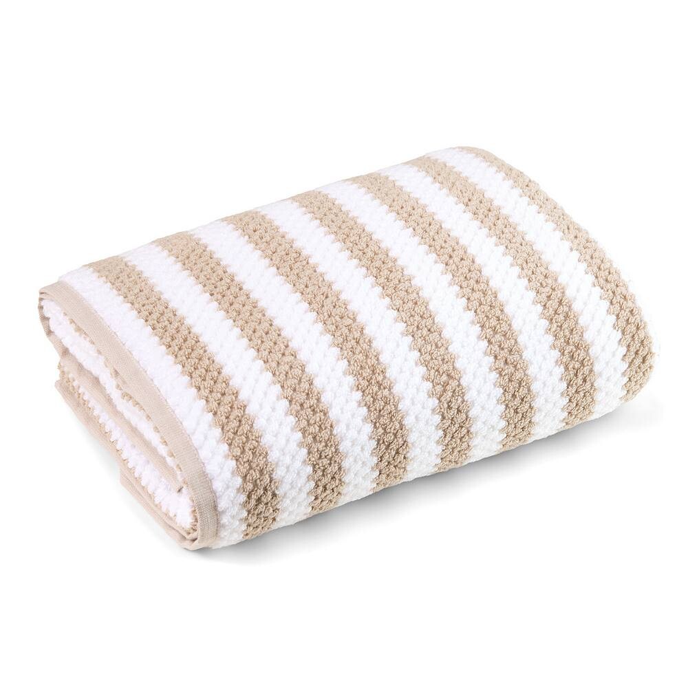 

Полосатое банное полотенце Caro Home Cayenne, цвет Linen Stripe