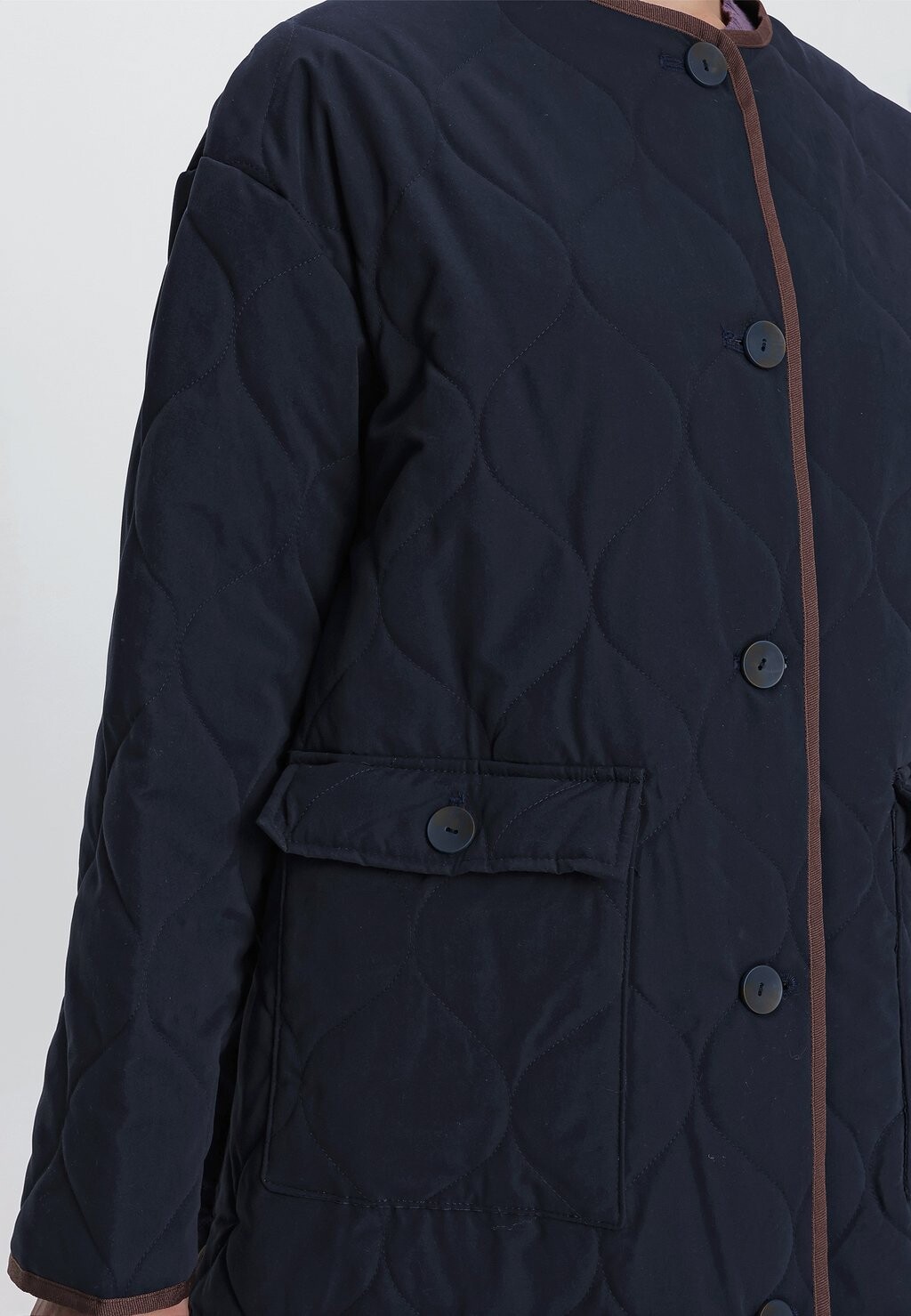 

Зимнее пальто MODEST VEST AND JACKET USED COAT Armine, темно-синий