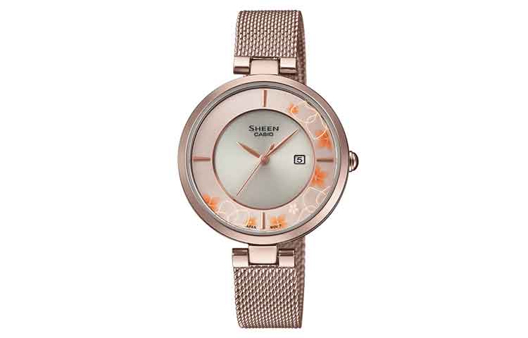 

CASIO Часы Women's SHEEN Silver Watch