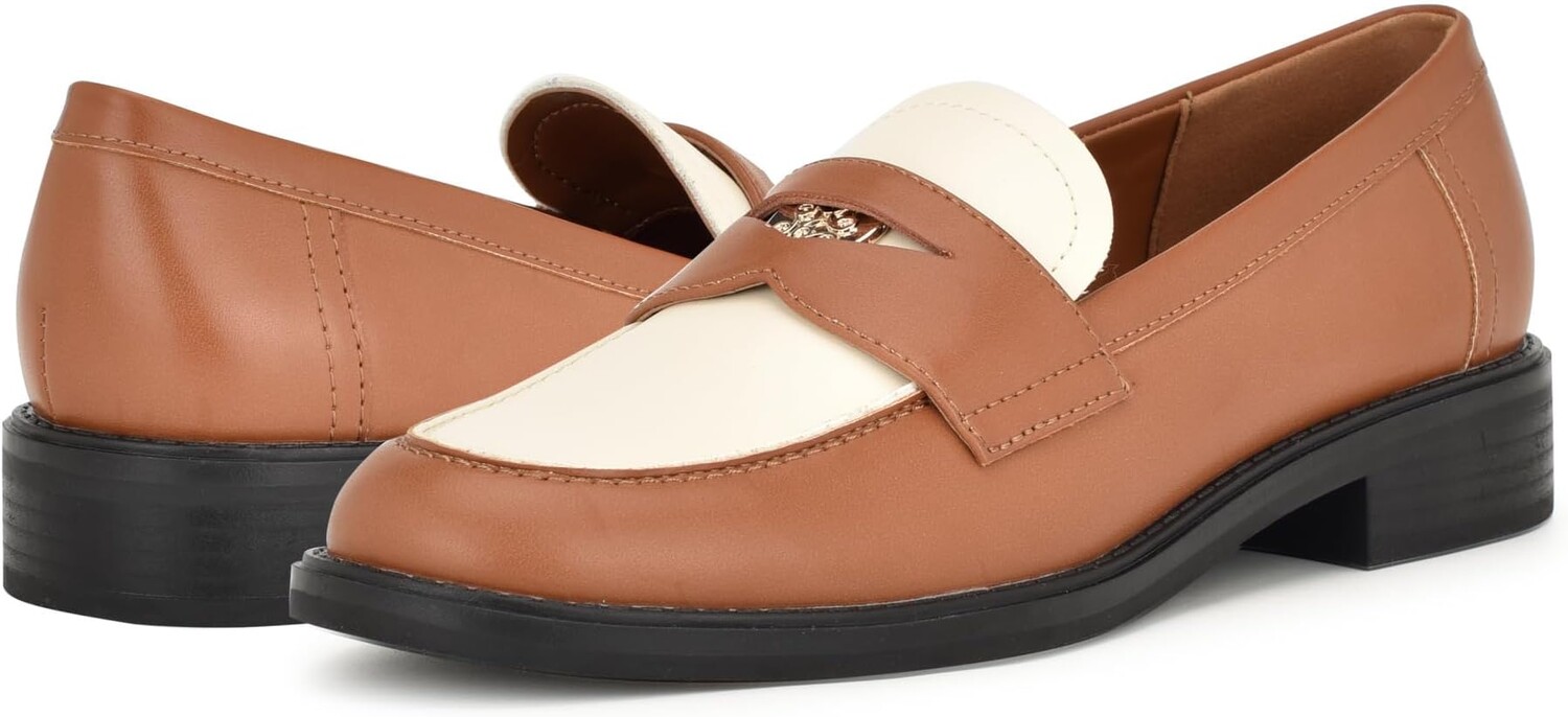 Лоферы Nine West Seeme, цвет Brown/Cream