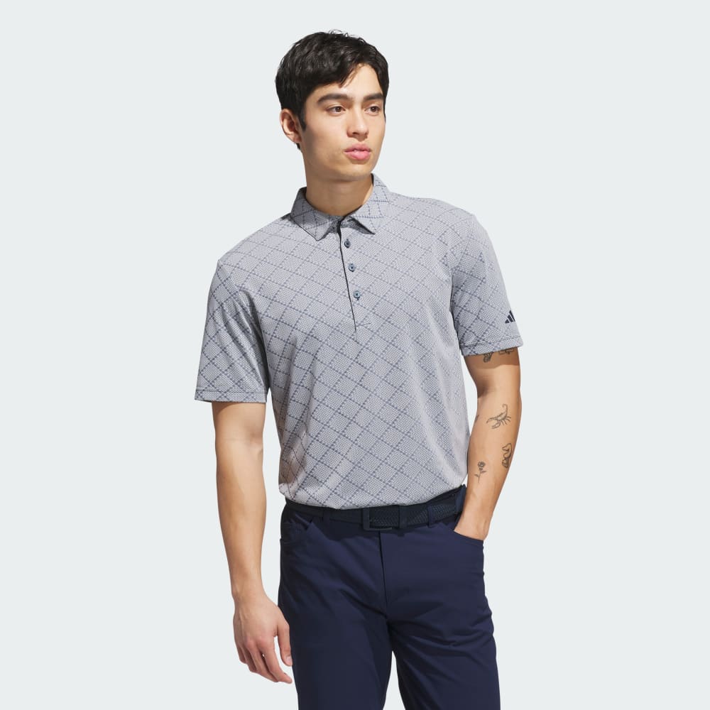

Спортивная футболка Adidas Ultimate365 Hounds Jacquard Polo Shirt, цвет White/Collegiate Navy