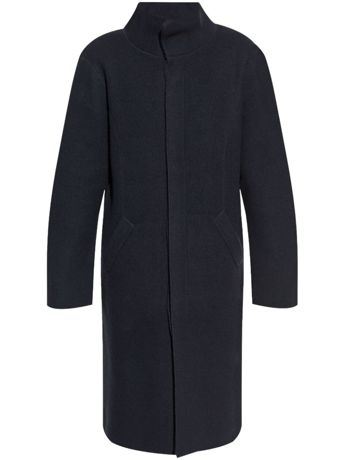 

Emporio Armani пальто со скрытой застежкой, синий