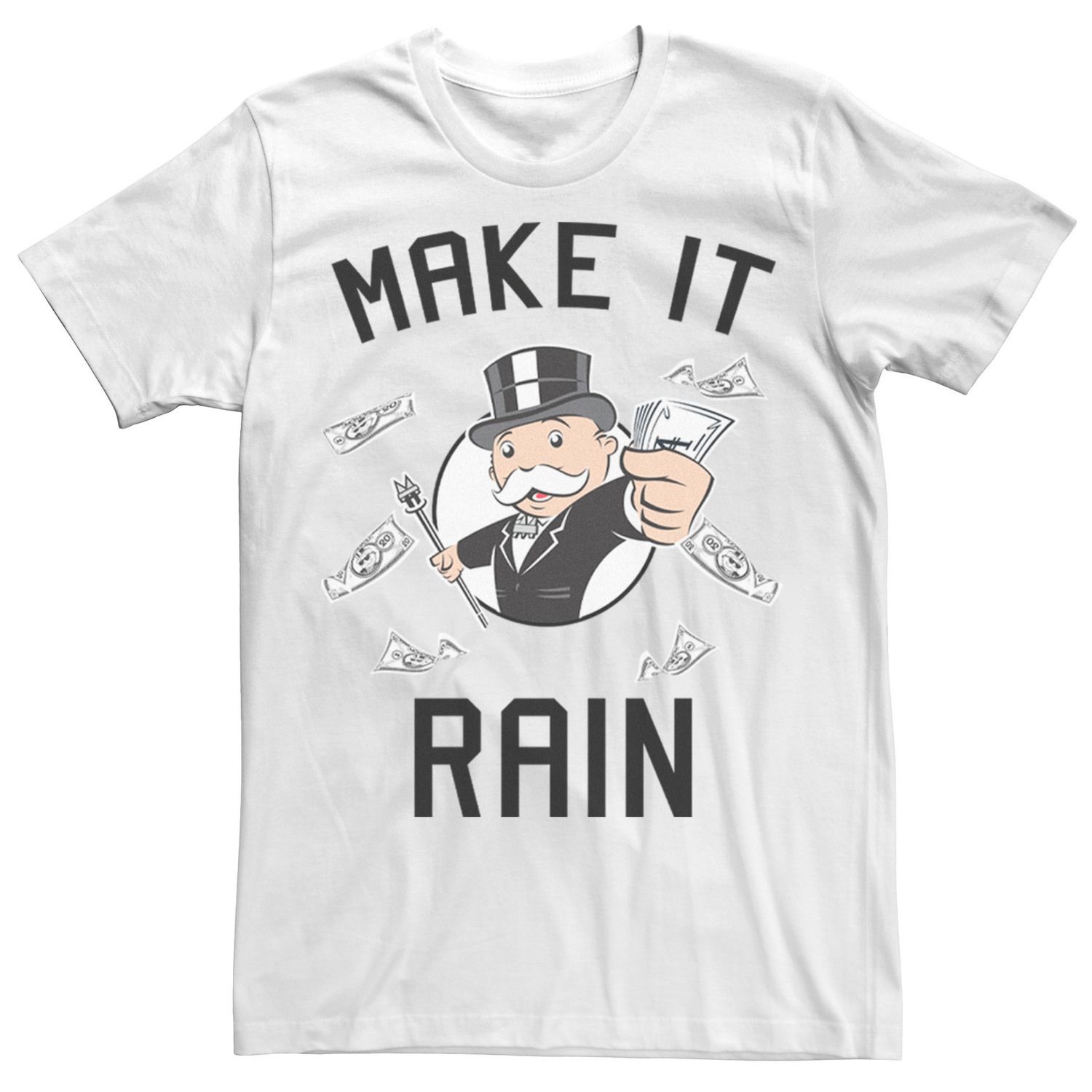 

Мужская футболка Monopoly Make It Rain Licensed Character