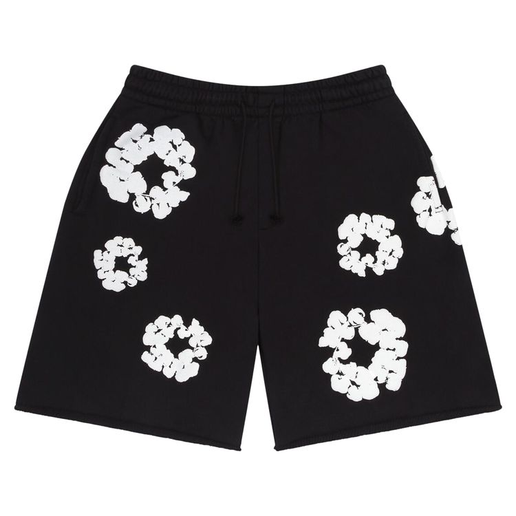 

Шорты Denim Tears The Cotton Wreath Shorts 'Black' 'Black', черный