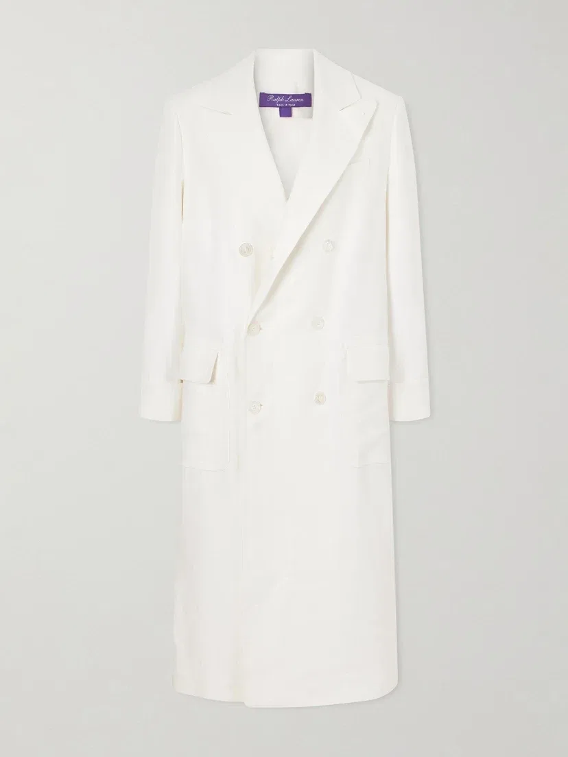 Льняное пальто Taylan Ralph Lauren Collection, бежевый