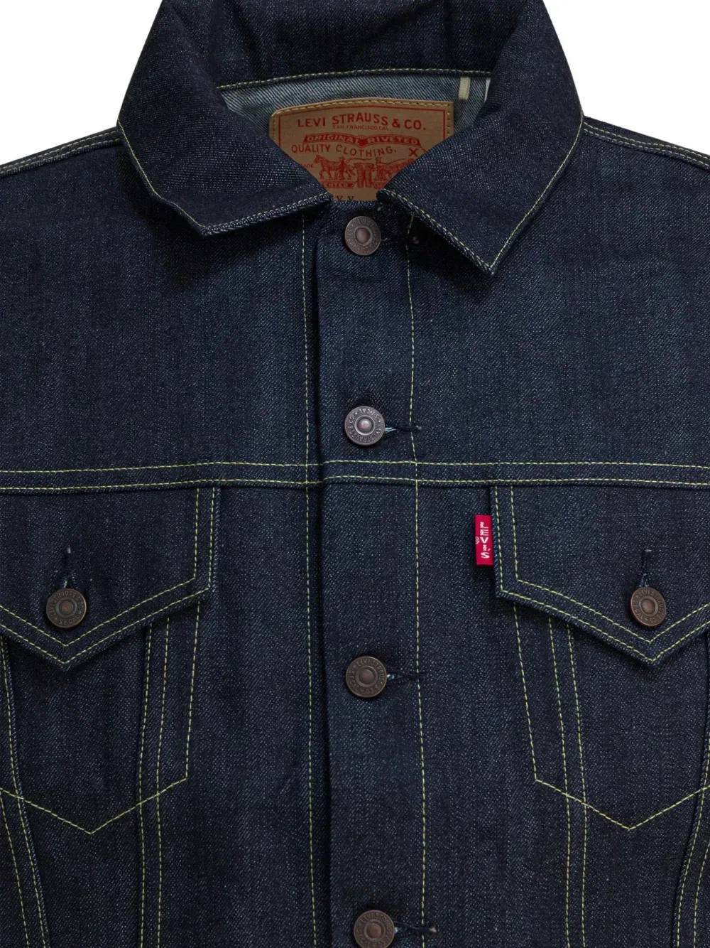 Джинсовая куртка 1961 Type III 557 Levi's, синий — фото 3